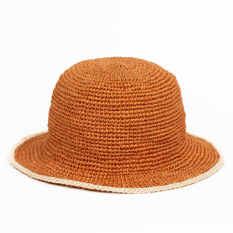 Summer Bucket Hat - Crocheted Orange by Made by Minga - Sumiye Co