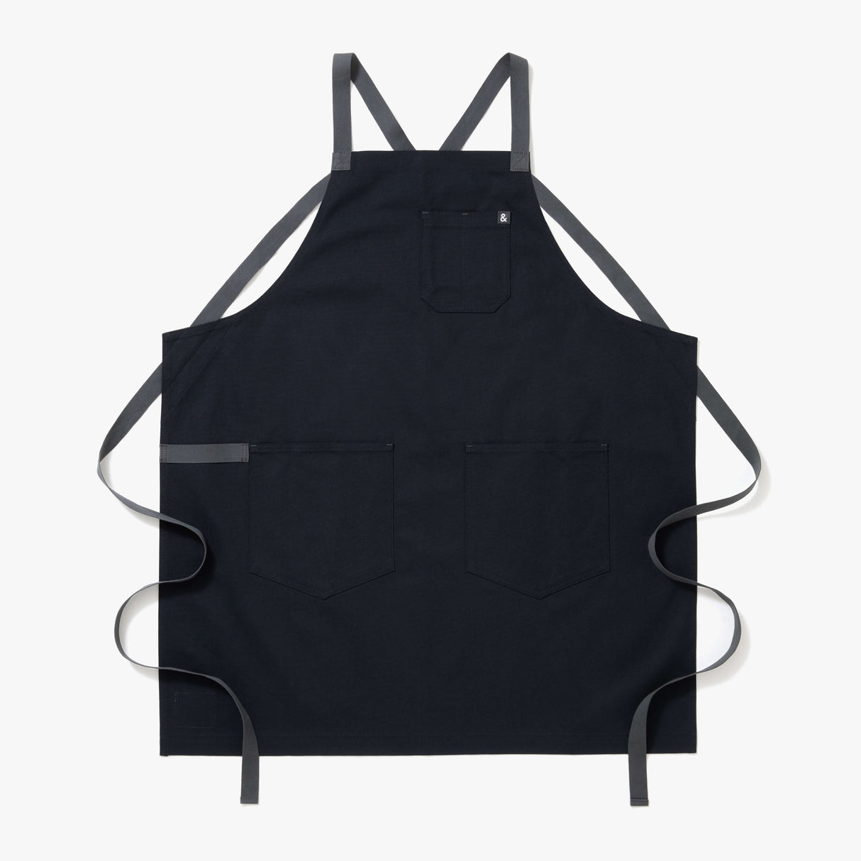 The All Day Crossback Apron - Midnight Blue - Sumiye Co