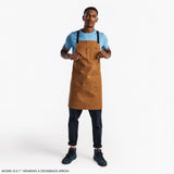 The All Day Crossback Apron - Midnight Blue