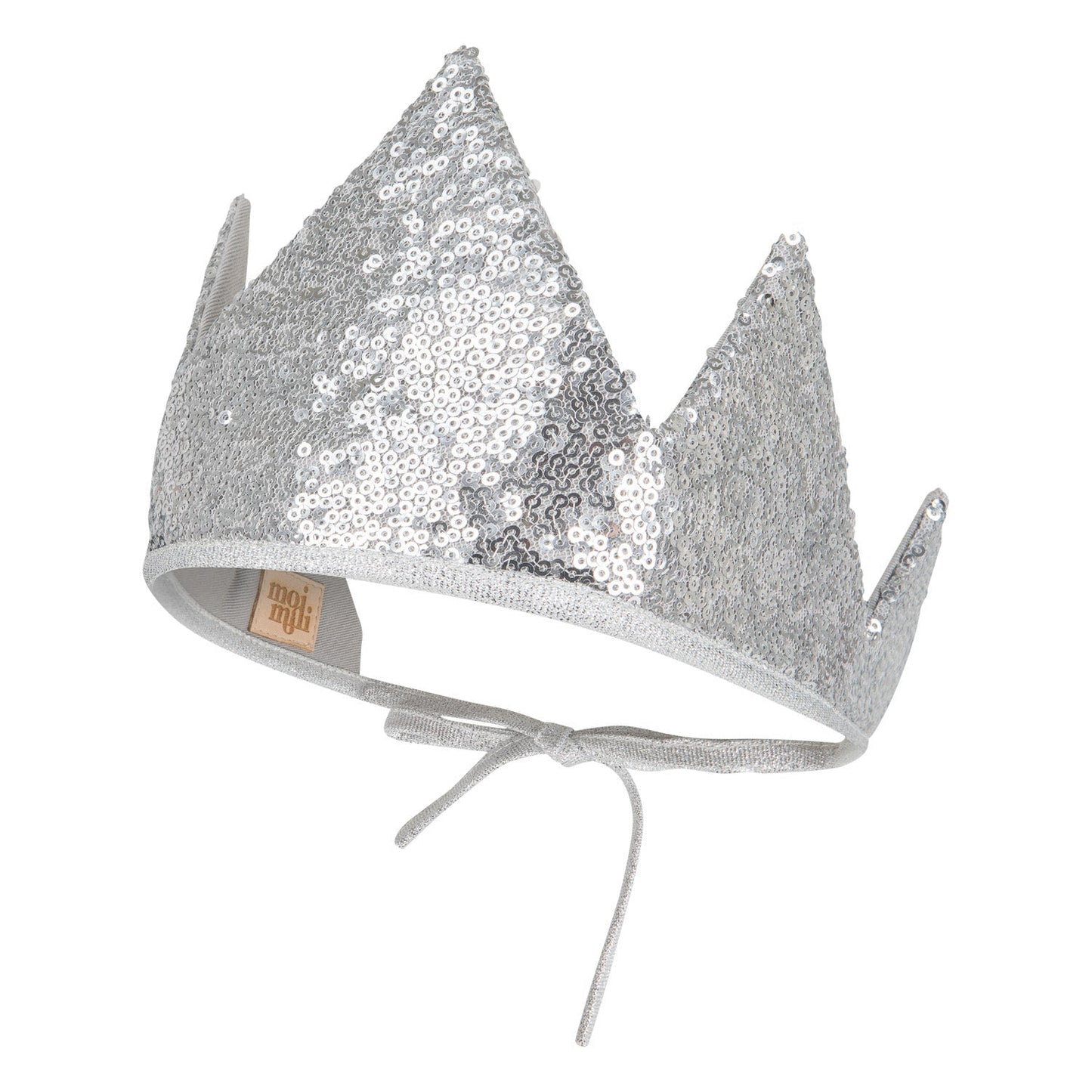 “Silver Sequins” Crown by Moi Mili