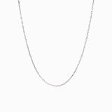 Delicate Paperclip Chain Necklace