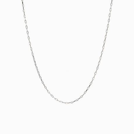 Delicate Paperclip Chain Necklace