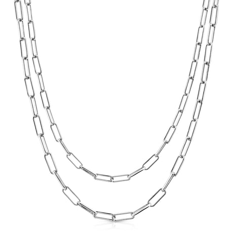 4mm Double Elongated Link Mask Chain - Sumiye Co