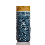 Purifying Water Bottle / Travel Mug (12 oz) | Dragon Prosperity - Ceramic - Sumiye Co