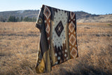 Alpaca Wool Reversible Blanket - Mojave 90" x 78” - Sumiye Co