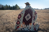 Alpaca Wool Reversible Blanket - Rojo 90" x 78” - Sumiye Co