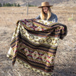 Andean Alpaca Wool Blanket - Cactus by Alpaca Threadz - Sumiye Co