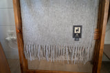 Alpaca Wool Throw Blanket - Solid Colors 72" x 56"