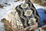 Alpaca Wool Reversible Blanket - Slate 90" x 78” - Sumiye Co