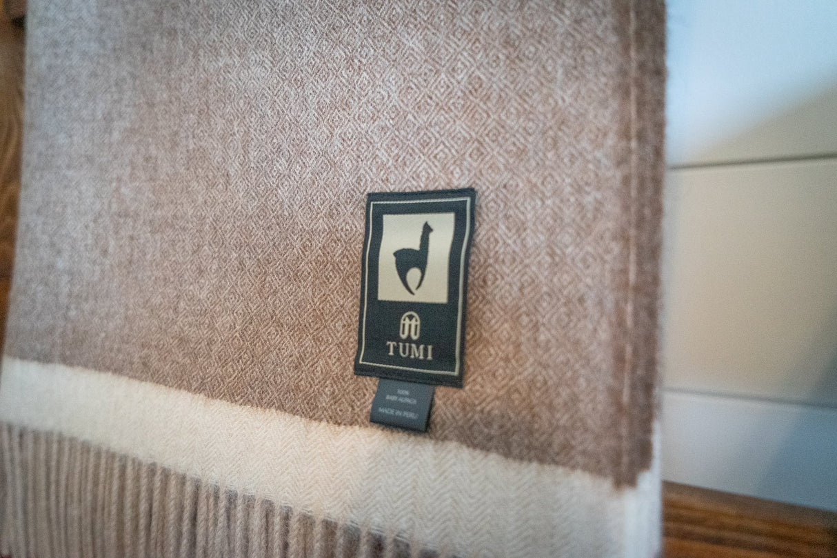 Royal Baby Alpaca Wool Throw Blanket by Alpaca Threadz - Sumiye Co