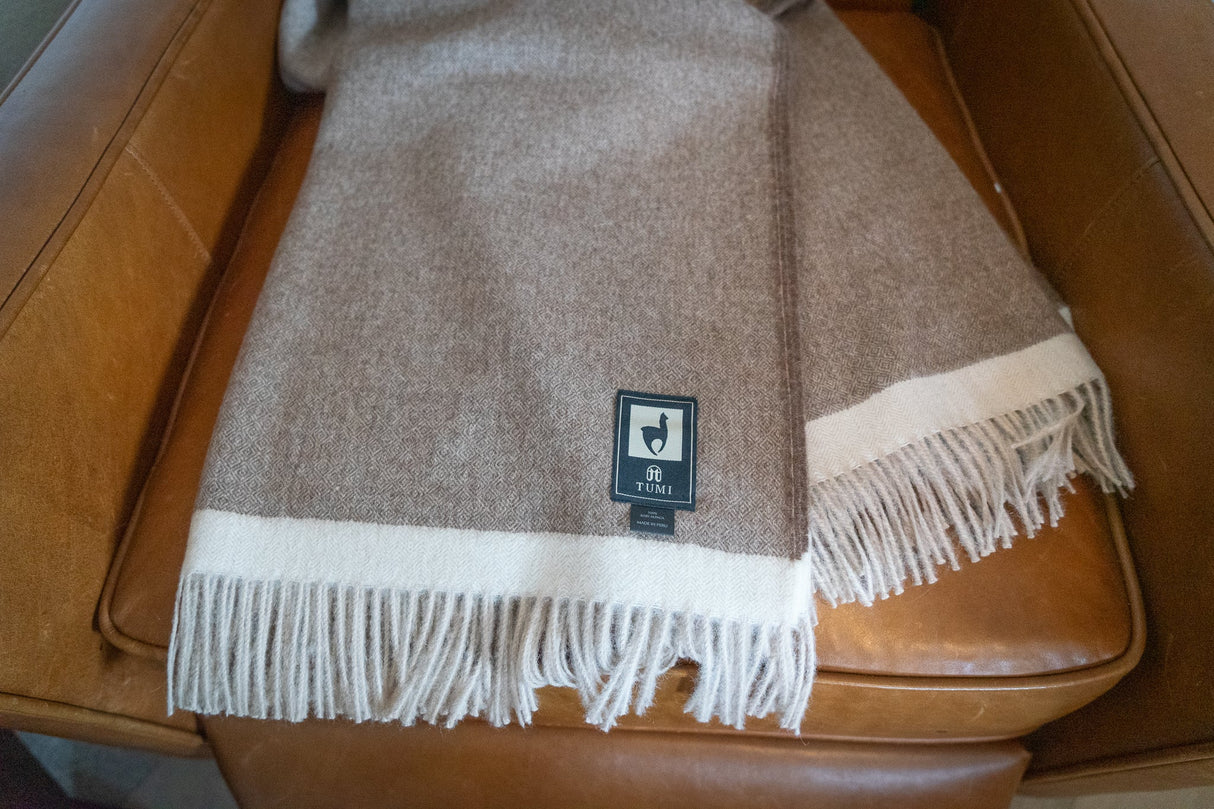 Royal Baby Alpaca Wool Throw Blanket by Alpaca Threadz - Sumiye Co