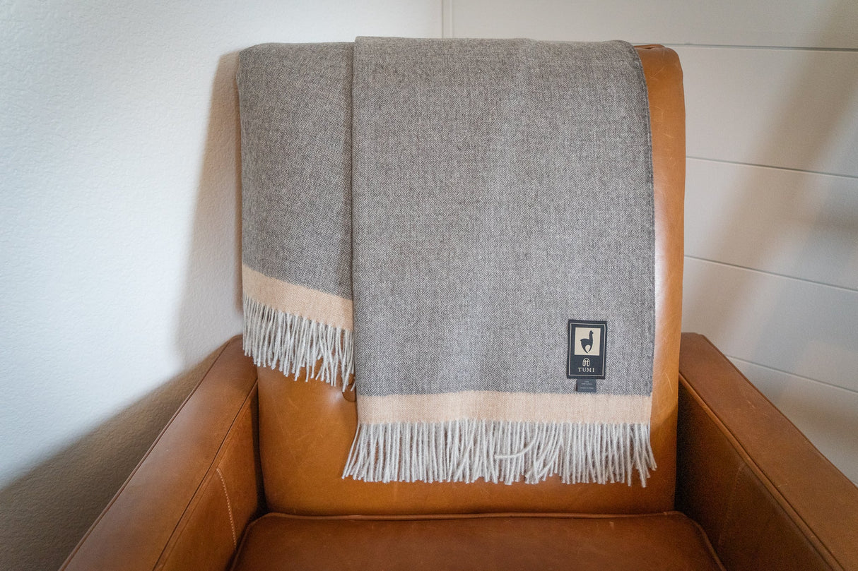 Royal Baby Alpaca Wool Throw Blanket by Alpaca Threadz - Sumiye Co