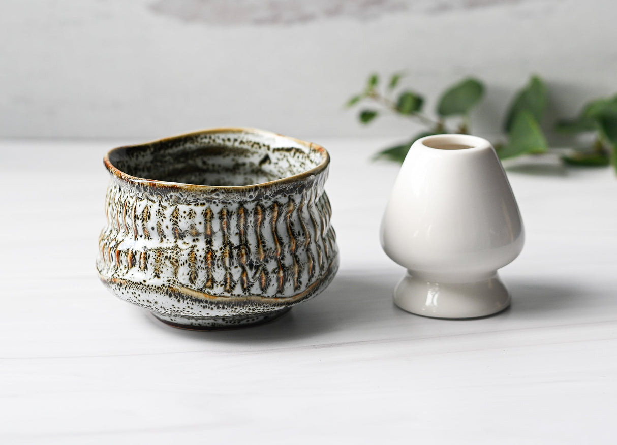 Meisen White Matcha Bowl | Tea Ceremony