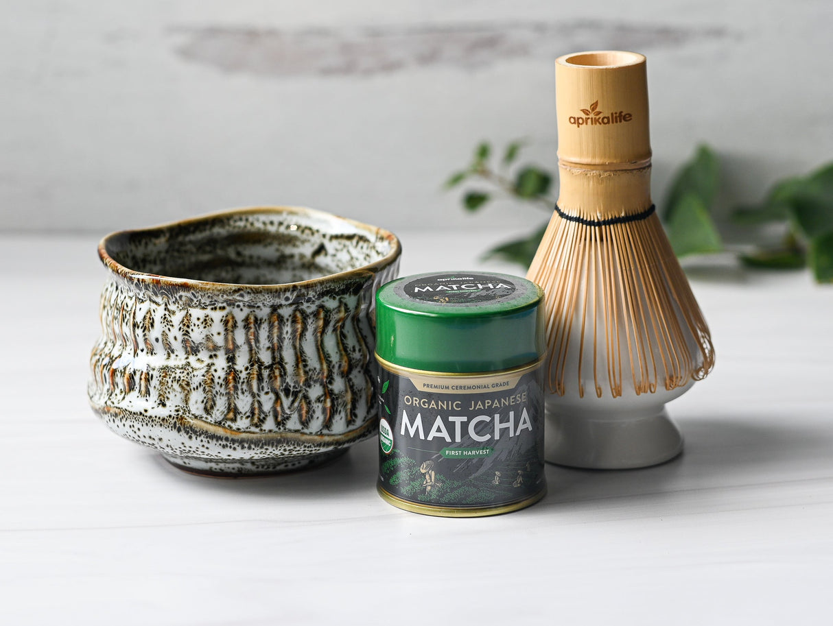 Cuenco para té matcha blanco de Meisen | Ceremonia del té