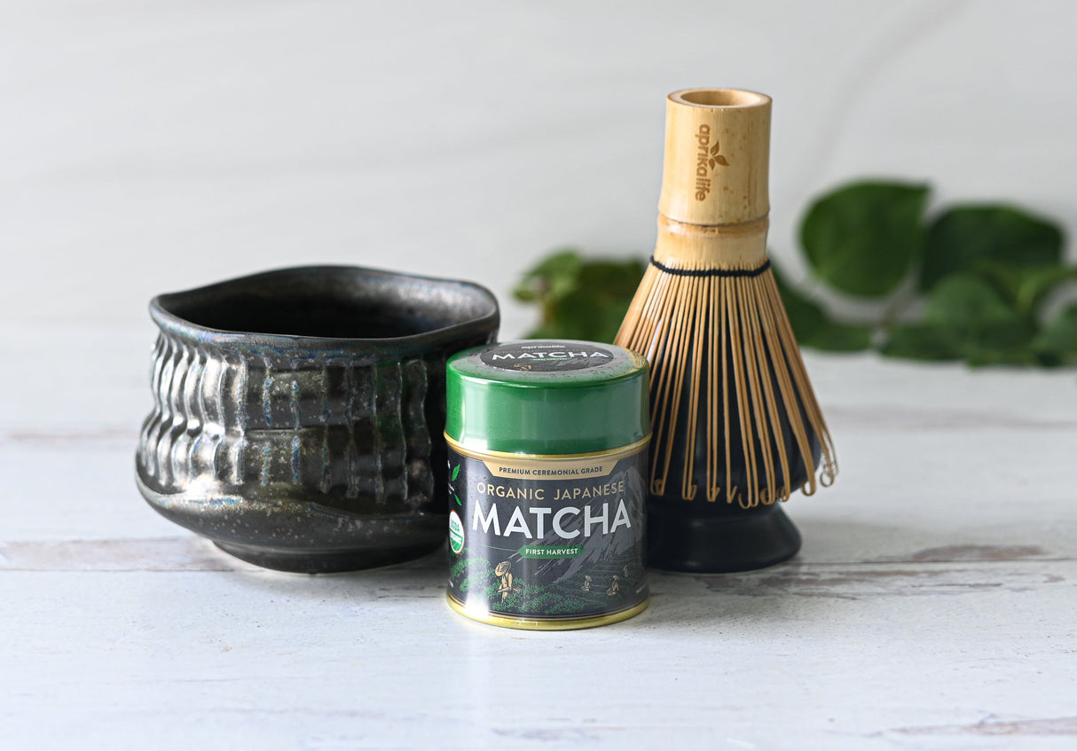 Cuenco de matcha negro Meisen | Ceremonia del té