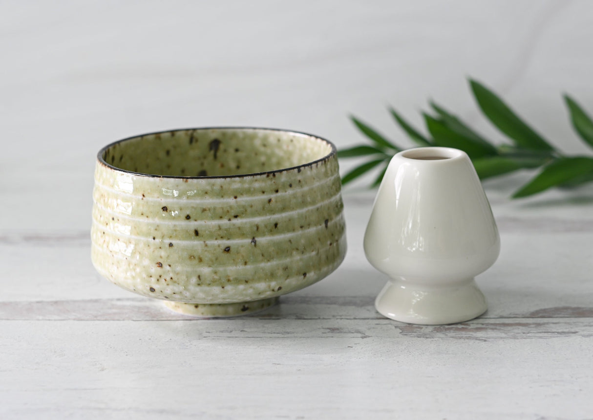 Kaneni White Matcha Bowl | Tea Ceremony