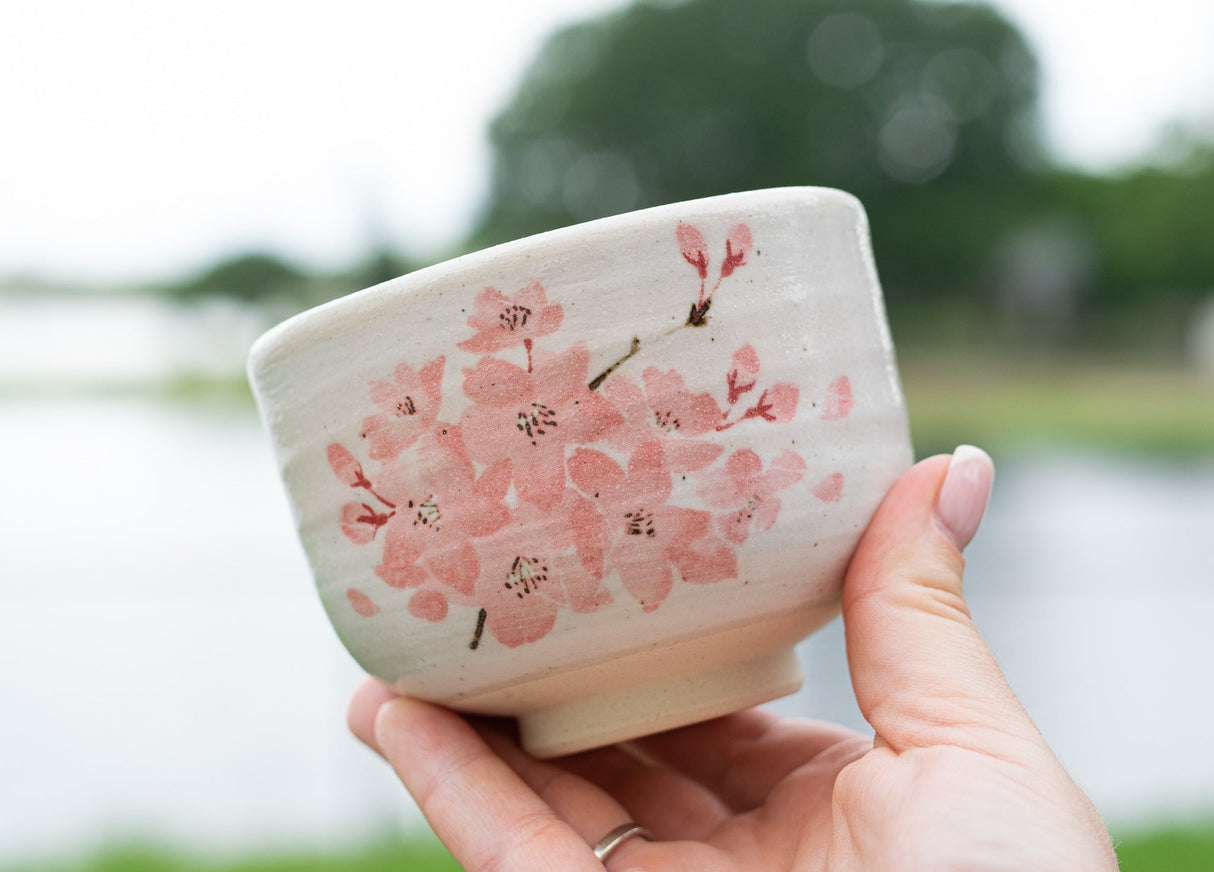 Maruyoshi Sakura Matcha Bowl | Tea Ceremony