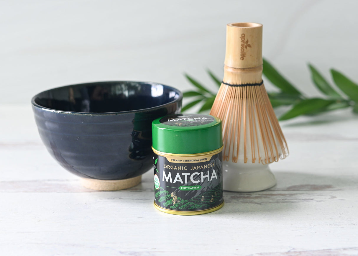 Dark Navy Blue Matcha Bowl | Tea Ceremony