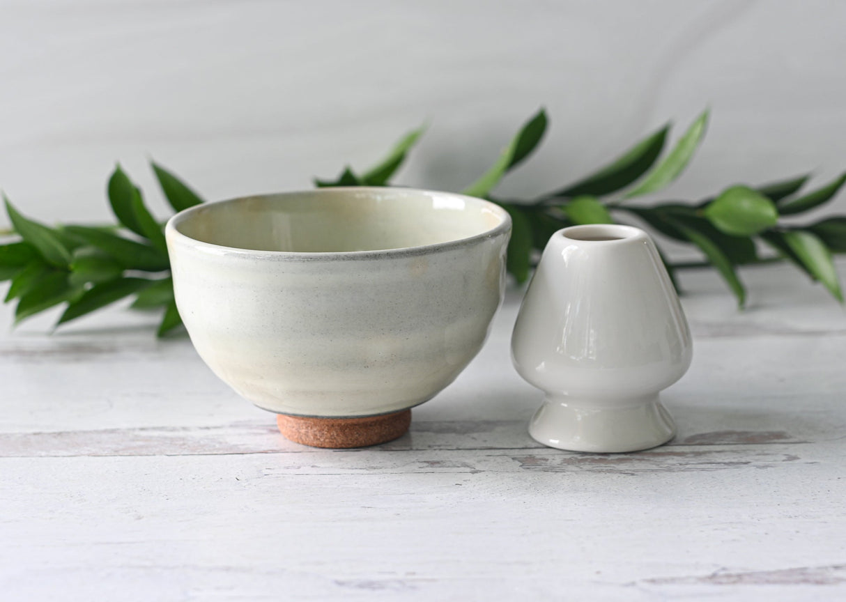 White Kohiki Matcha Set | Tea Ceremony - Sumiye Co