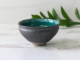 Blue & Black Matcha Bowl | Tea Ceremony