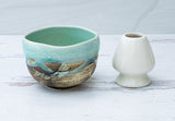 Blue & White Small Matcha Bowl | Tea Ceremony