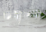 Double Sided Glass Bowl with Spout by Aprika Life