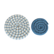 Upcycled Denim Trivets - Set of two - Sumiye Co