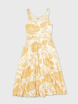 Golden Poppies Midi Dress - Sumiye Co