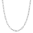 4mm Elongated Link Silver Chain - Sumiye Co