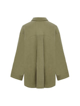 Echo Maxi Shirt - Khaki Green