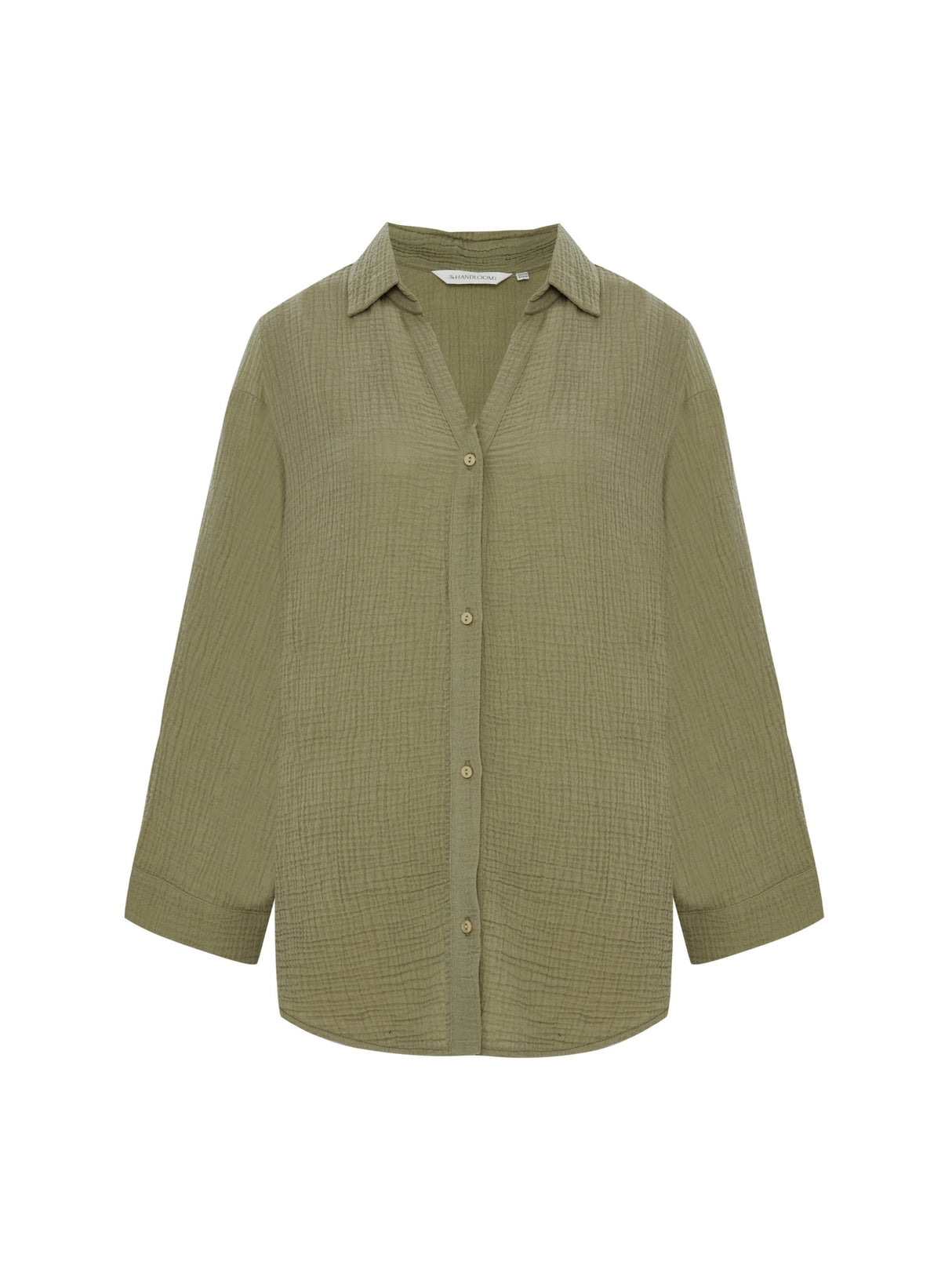 Echo Maxi Shirt - Khaki Green