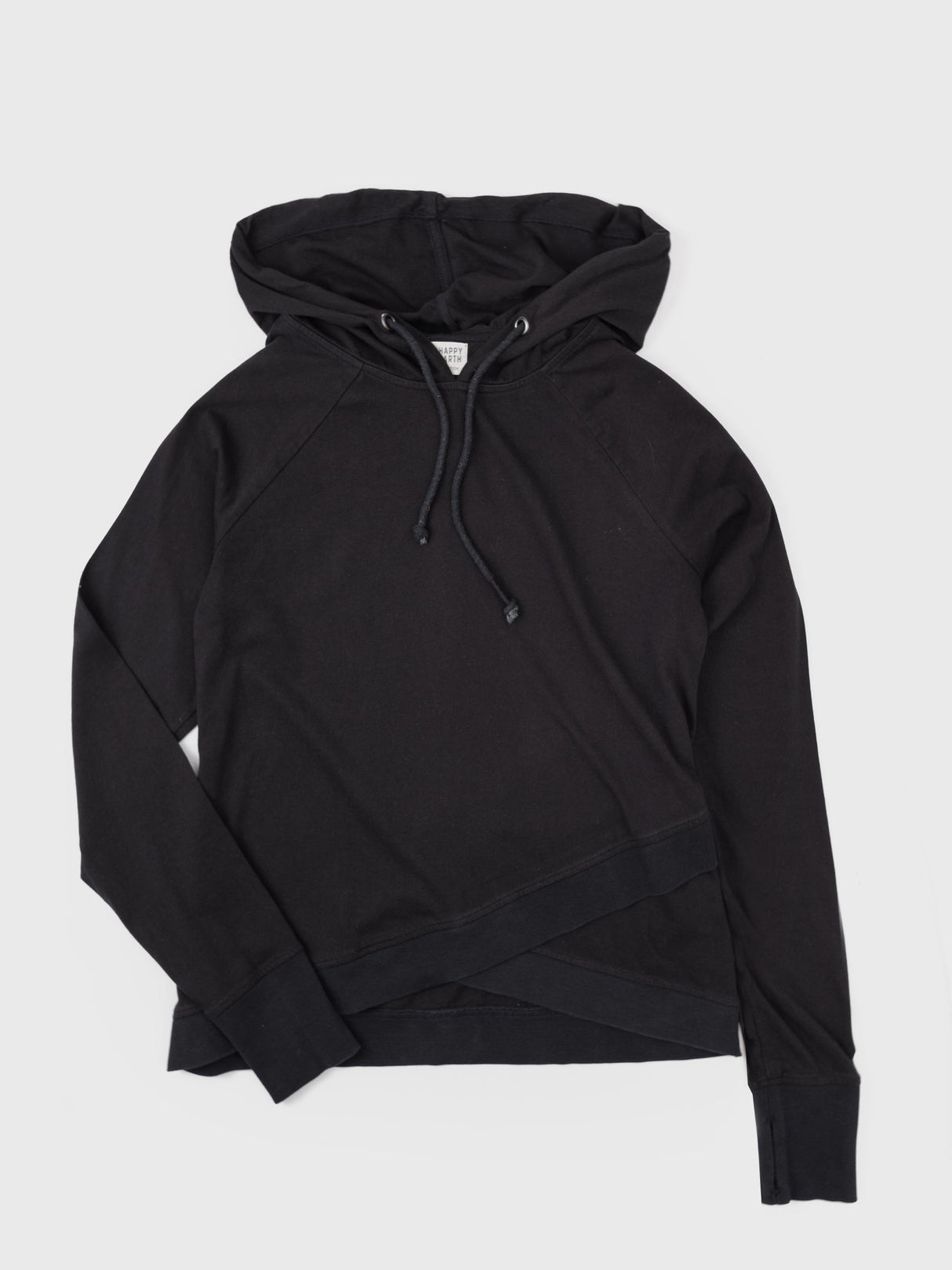 Cross-Crop Hoodie Eclipse