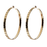 Rectangle Step Pattern Hoops - Sumiye Co