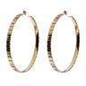 Rectangle Step Pattern Hoops - Sumiye Co