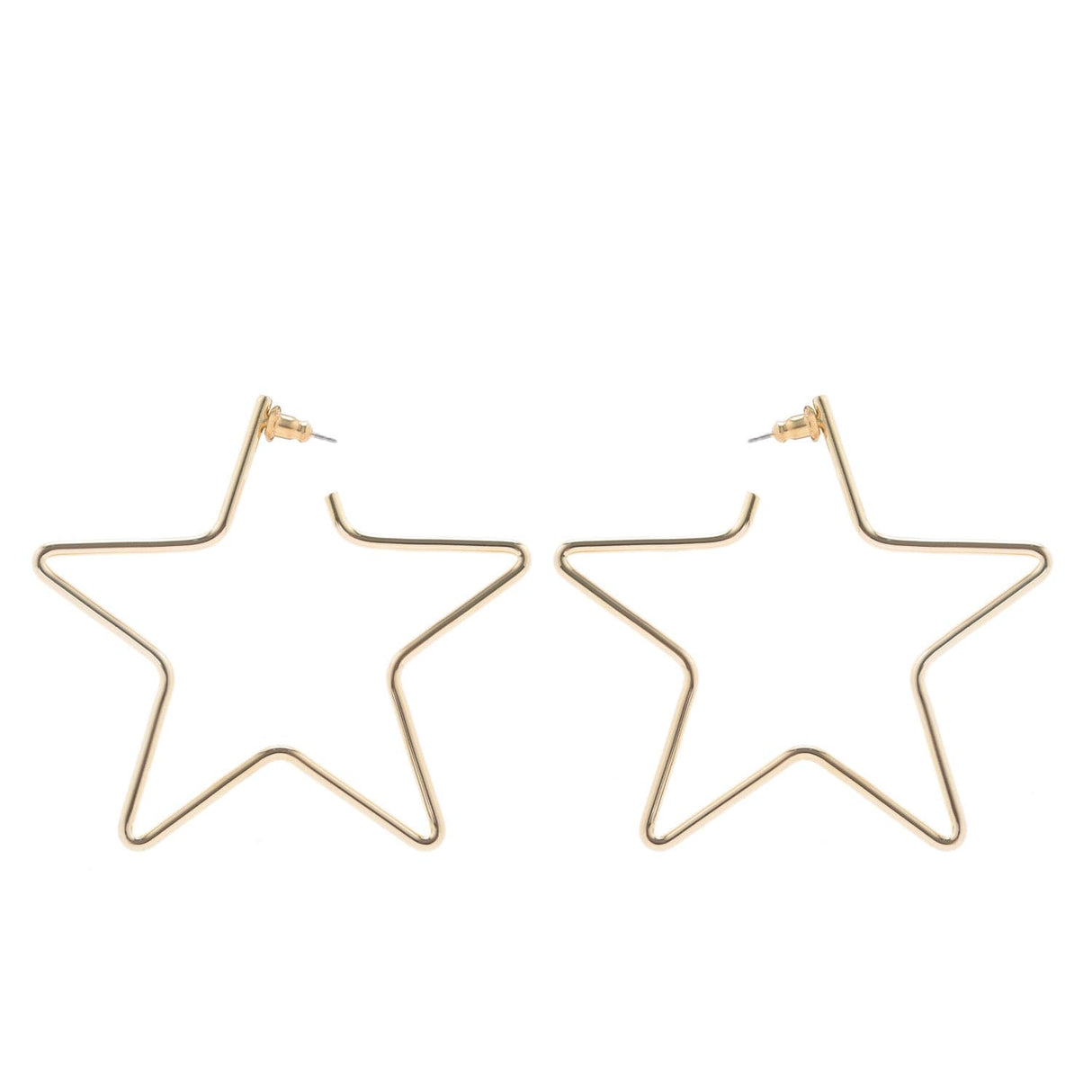 Large Full Star Earrings - Sumiye Co