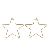 Large Full Star Earrings - Sumiye Co