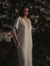 Ela Kaftan - Khaki Green - Sumiye Co