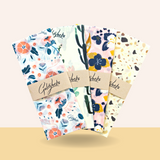 Beeswax Food Wraps: Extra Large (14"x 18") Set of 4 - Sumiye Co