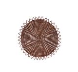 Surya Woven Palm Fiber Placemat - Brown (Set of 2)