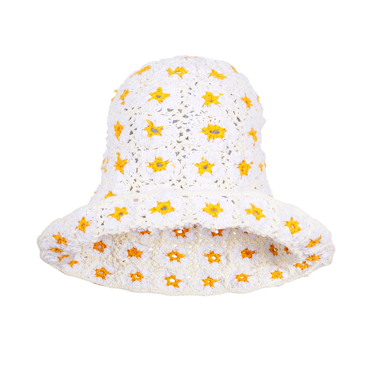 FLORA Crochet Hat, in Off White