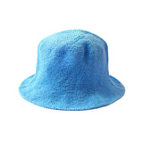 Crochet Bucket Hat In Periwinkle Blue - Sumiye Co