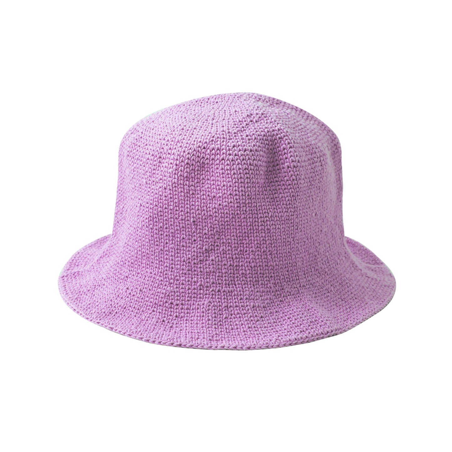 Crochet Bucket Hat In Lilac Purple