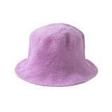 Crochet Bucket Hat In Lilac Purple - Sumiye Co