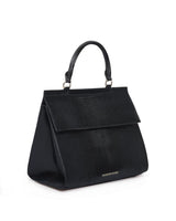 The Large Luncher  - Black Lizard | Designer Lunch Bags & Totes