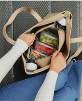 The Tote - Cream | Designer Lunch Bags & Totes