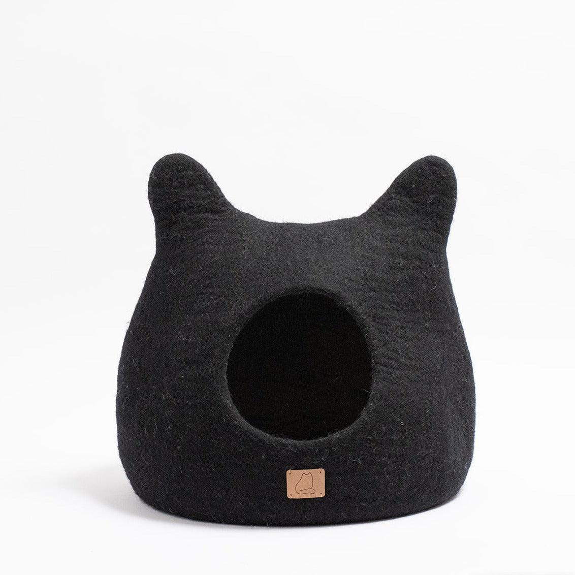 Whimsical Cat Ear Cave Bed - Night Black - Sumiye Co