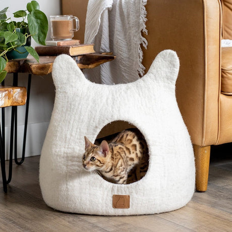 Whimsical Cat Ear Cave Bed - Snow White - Sumiye Co