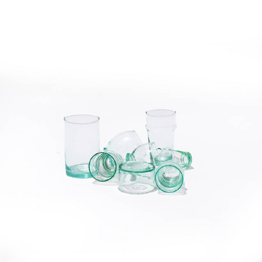 Beldi Recycled Glass (Set of 4) - Morocco - Sumiye Co