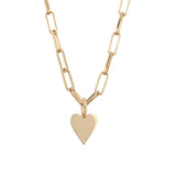 Helena Heart Charm Necklace - Sumiye Co