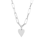 Helena Heart Charm Necklace - Sumiye Co